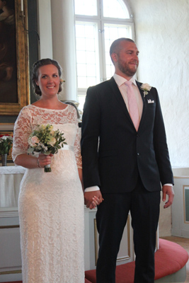 Idag gifte sig Karin och Frank i Långlöts kyrka!